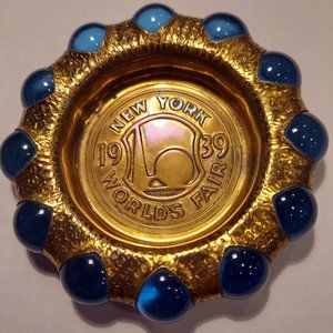 COLLECTABLE 1939 Worlds Fair Vintage Jewel Tray